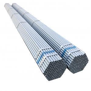  2 Inch 1.25 Inch Galvanized Welded Steel Pipe HDG Steel Tube 21.3mm-323.8mm Manufactures