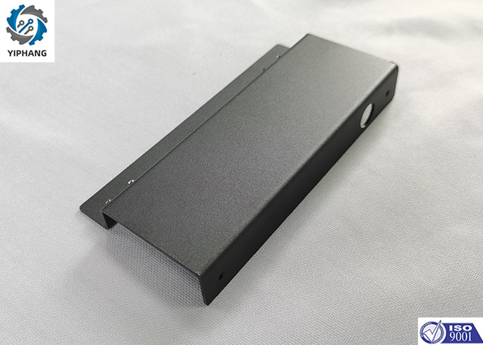 Precision Custom Sheet Metal Mounting Brackets 2mm Mild Steel Black Metal Brackets
