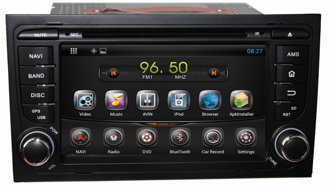 Android 4.2 car stereo for Audi A4 2003-2011 with gps system radio TV bluetooth OCB-7013C