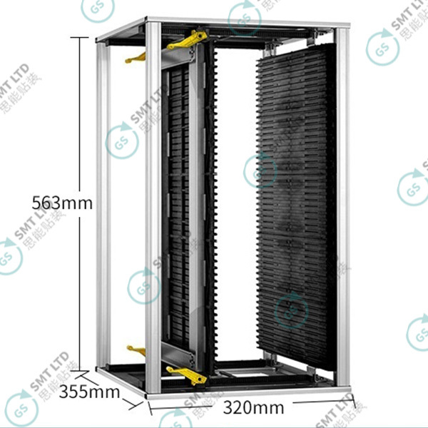 Quality SMT Loading Unloading Rack 355x320x563mm with 5 Side Panels for sale