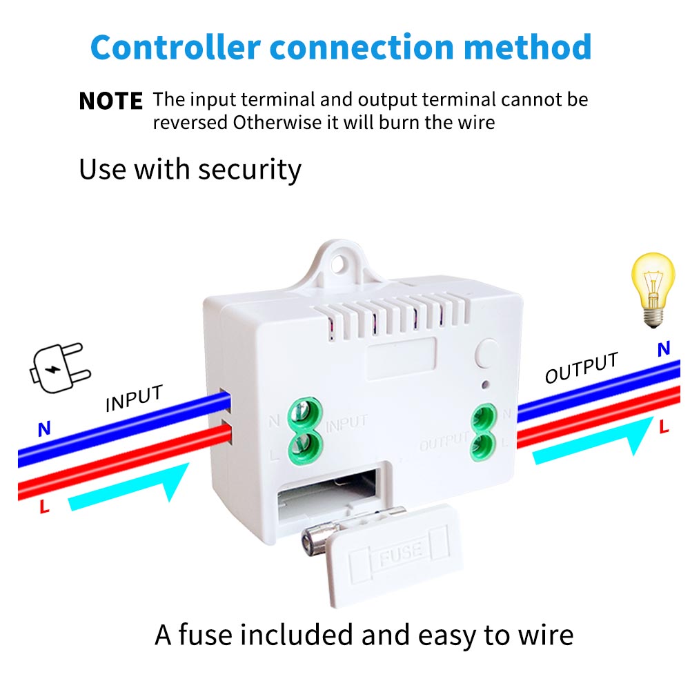 Wireless Self Powered Remote Control Switch Panel Waterproof Wall Light Switch 10A