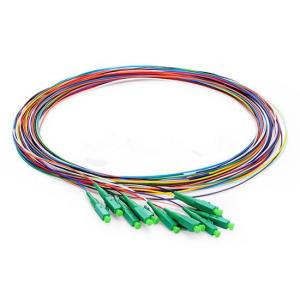  12 Color Pigtail Single Mode Fiber Jumpers LC APC For Local Area Networks Manufactures