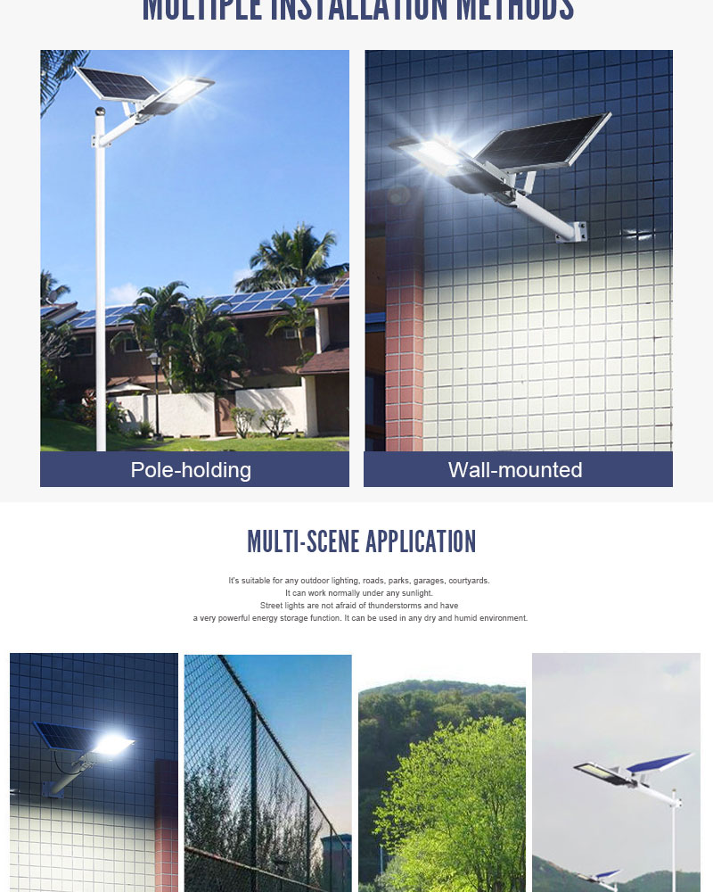 Solar LED flood light