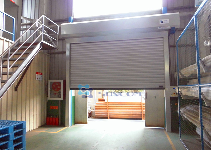 Intelligence High Performance Industrial Security Door High Speed Roll up Door