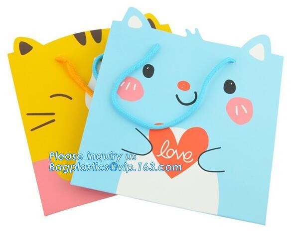 Luxury Paper Gift Carrier Shopping Bag Party Bag with Handles,printed paper carrier bag for apparel shopping bag, bageas