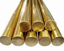 Flat Round Solid Brass Bar / Copper Round Rod Polish Surface Finish Optional