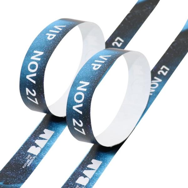 Tyvek Dupont Paper Wristbands Park Activity Number Barcode Events Markrting