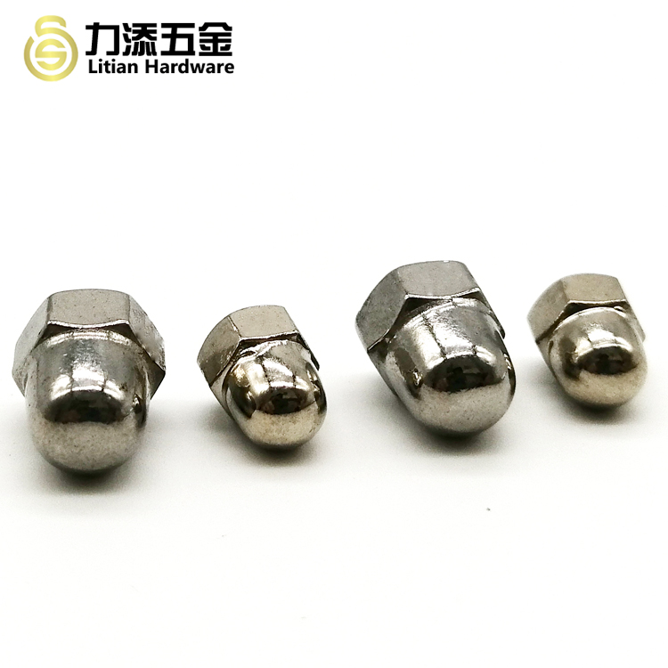 Hexagon Stainless Steel Acorn Nuts The First Class NFE Standard