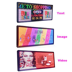 WiFi P6 Led Sign With High Resolution Video Display Function