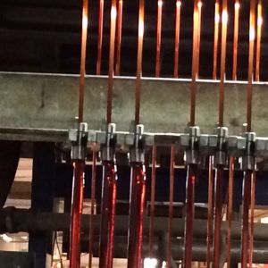 High Performance Vertical Enameling Machine / Enamelled Round Wire Winding