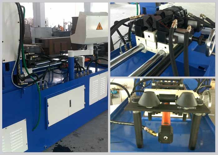 Handle Bar Steel Tube Cutting Machine , Full Automatic Metal Tube Cutting Machine