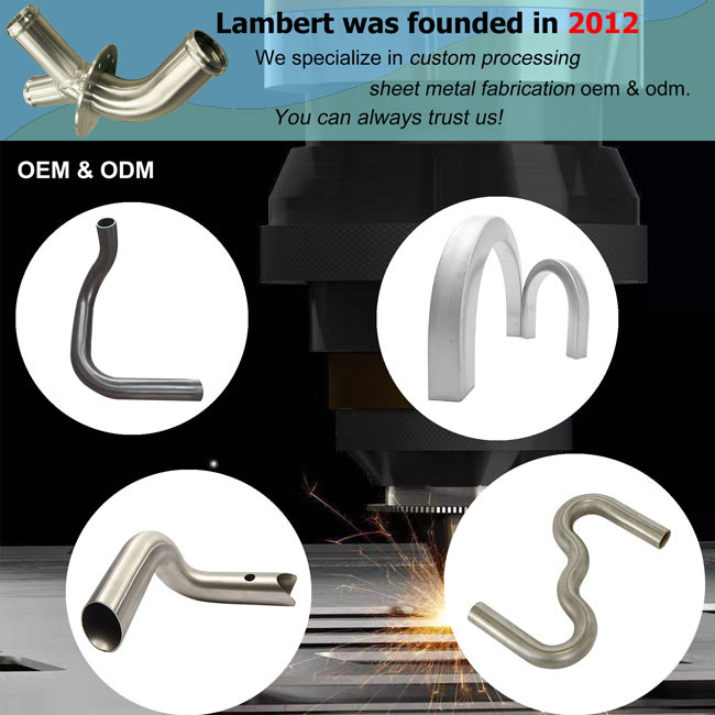 Laser Cut Round Square Tube Bending Services 500mm
