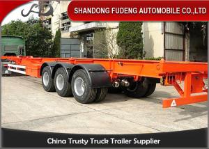 China 20ft 40ft Container Chassis Trailer ,  Frame Twist Lock Container Semi Trailer  on sale