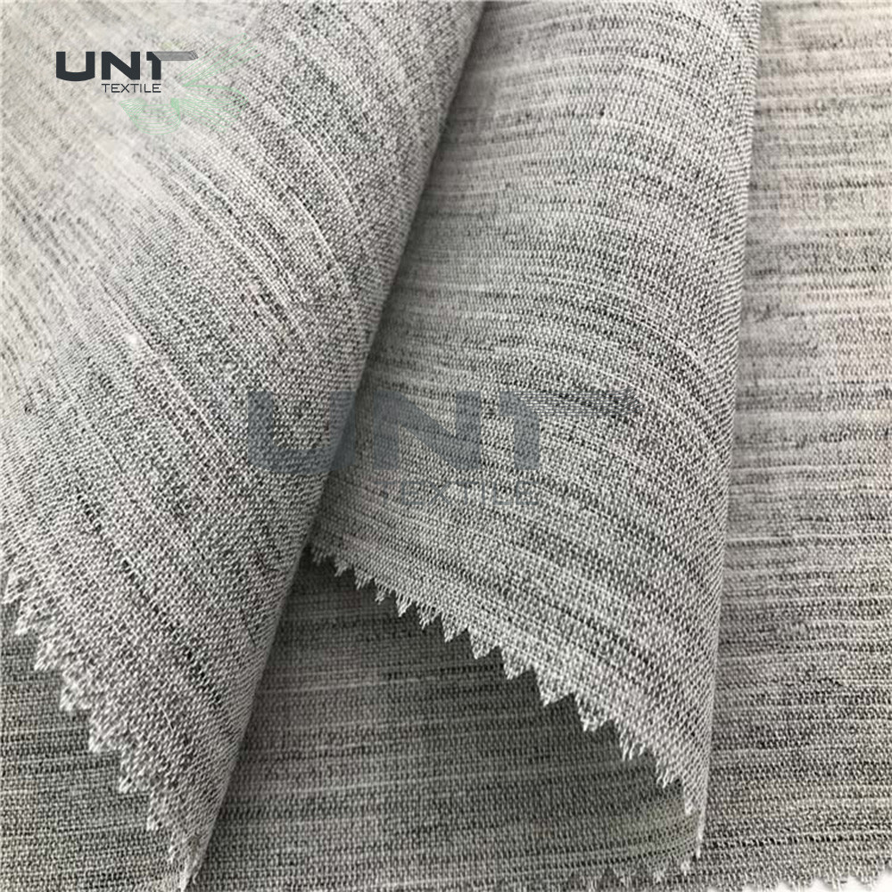 Width 150cm Canvas Woven Wool Interlining For Uniform Suit