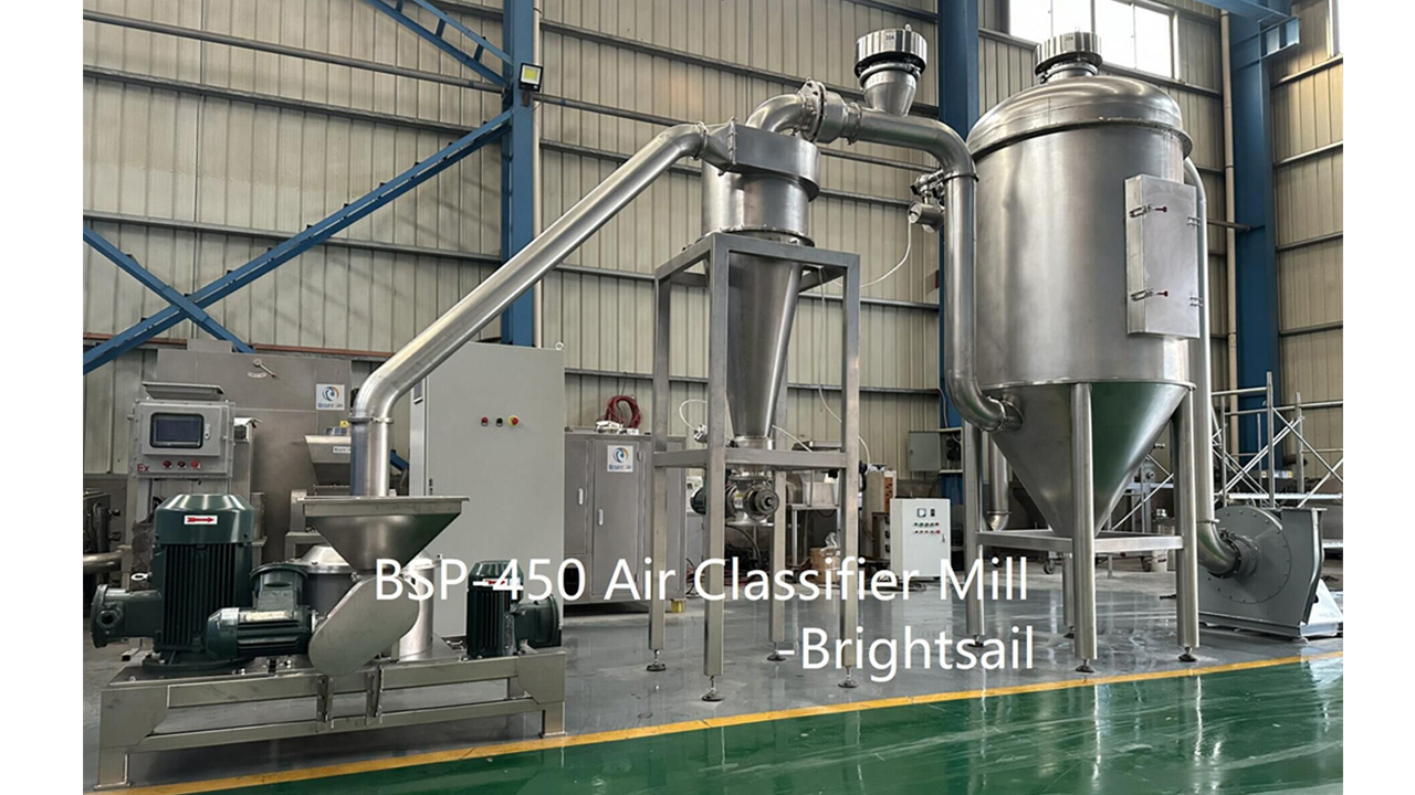Green Tea Stalk Air Classifier Mill tea pulverizer machine green tea powder making mill Brightsail