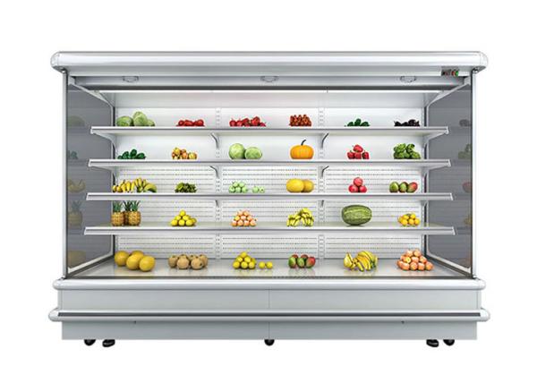 Open Front Display Beverage Multideck Open Chiller Air Cooling 2000L