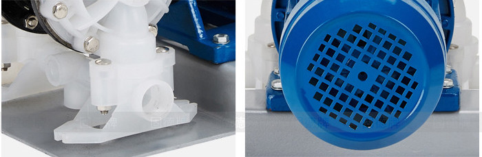 Polypropylene Pneumatic Diaphragm Pumps With Cycloidal Reducer 3kw