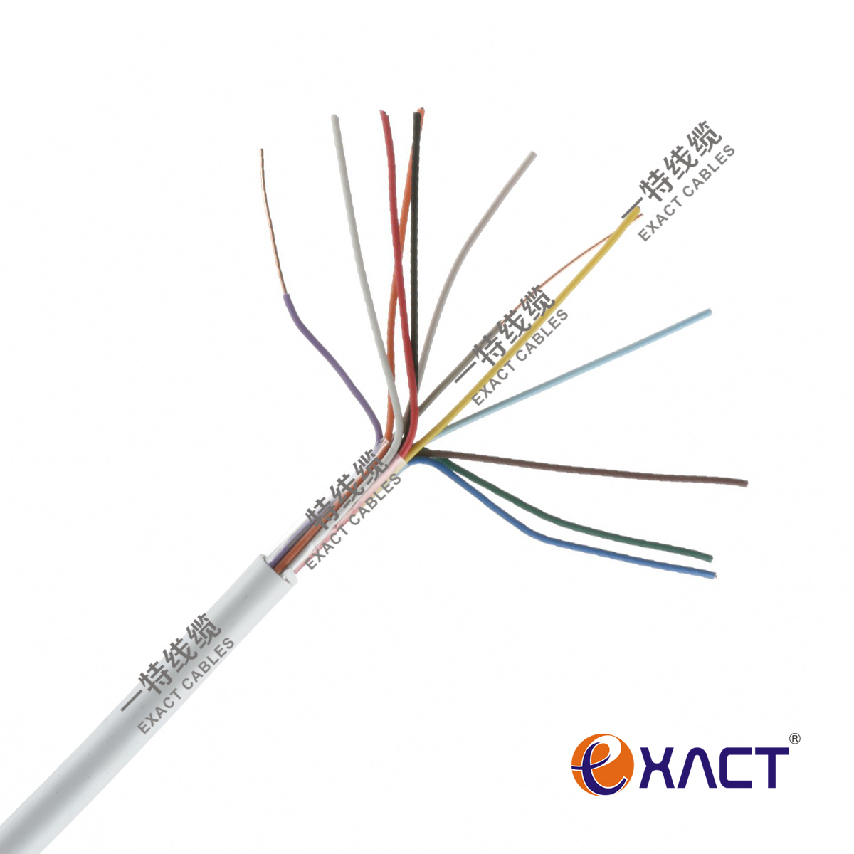 12xAWG24 Unshielded CCA Alarm Cable EN50575 IEC6032-1 Made with Solid Bare Copper Wire