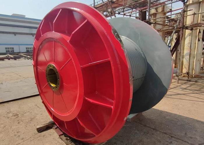 Carbon Steel LEBUS Sleeves Plug Welded To The Smooth Drum For Winding Wire Rope