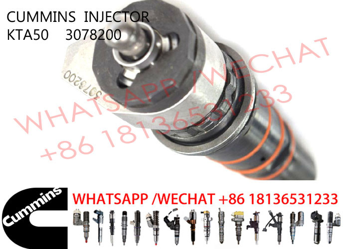 3078200 Genuine KTA50 Common Rail Cummins Fuel Injectors 3023934 3070155 3084891 3068859