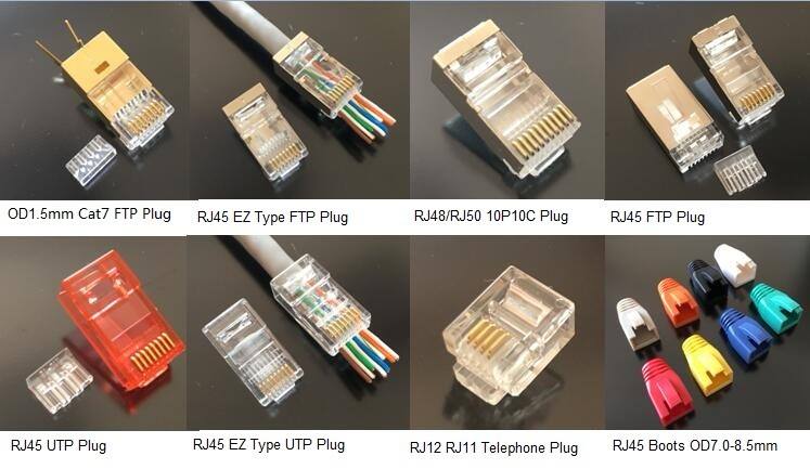 19 Inch Unshielded Network Patch Panels UTP Cat 6 24 Port