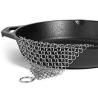 Buy cheap 8 " X 6 " SS 316 Metal Mesh Curtains Chainmail Scrubber For Cleaning Cast Iron from wholesalers