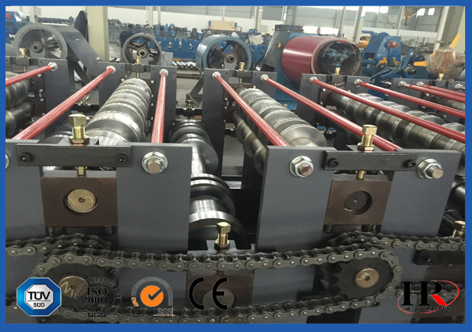 Two Profiles Double Layer Roll Forming Machine With Chain Drive