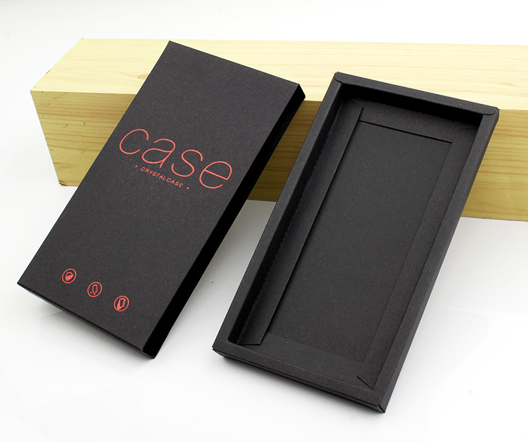 Custom Kraft Paper Phone Case Box Packaging For Iphone 8 Case Packaging Box