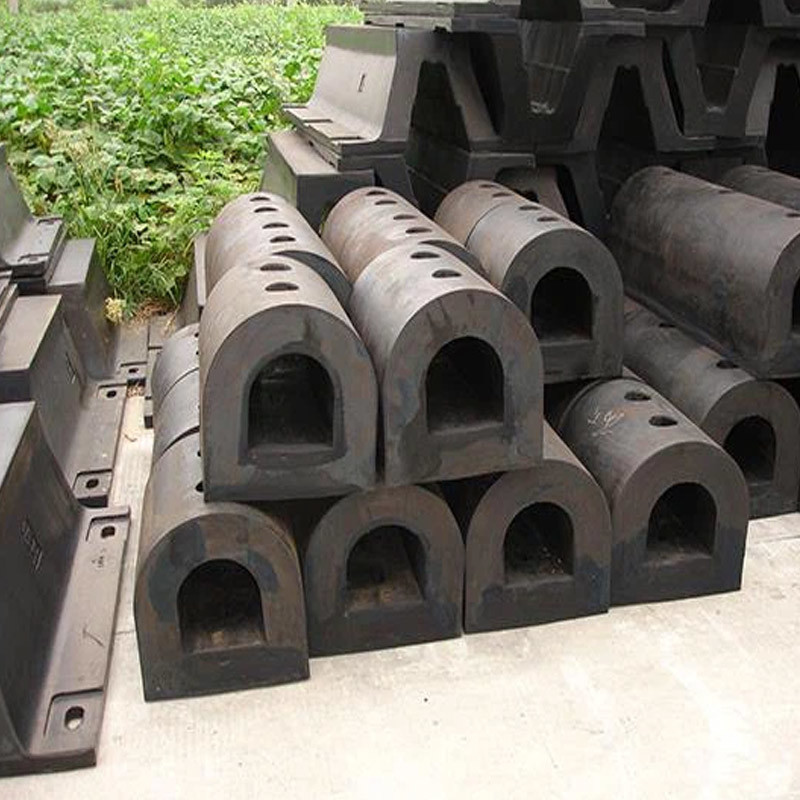 Solid D Rubber Fenders Reliable Shoreline Defense Easy Installation Design