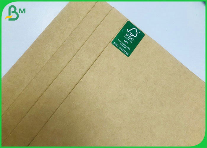 Food Grade Paper Rolls 42gsm 45gsm 50gsm Brown Papel Kraft 110cm 125cm Width