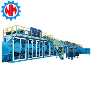 Womeng New Type High Speed Fully Automatic Baby Diaper Machine Customized With