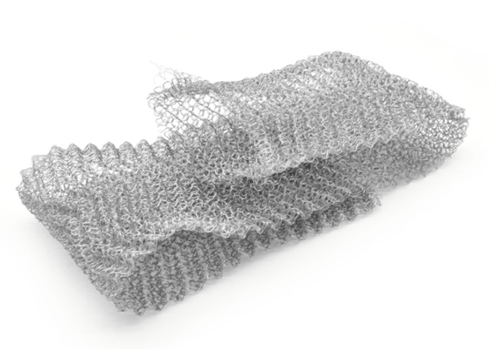 Gas Liquid Filter Knitted Wire Mesh 0.23mm 0.55mm Color Customized