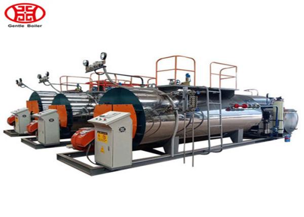 1 Ton/H Horizontal Oil Or Gas Fired Steam Boiler For Hospital, School