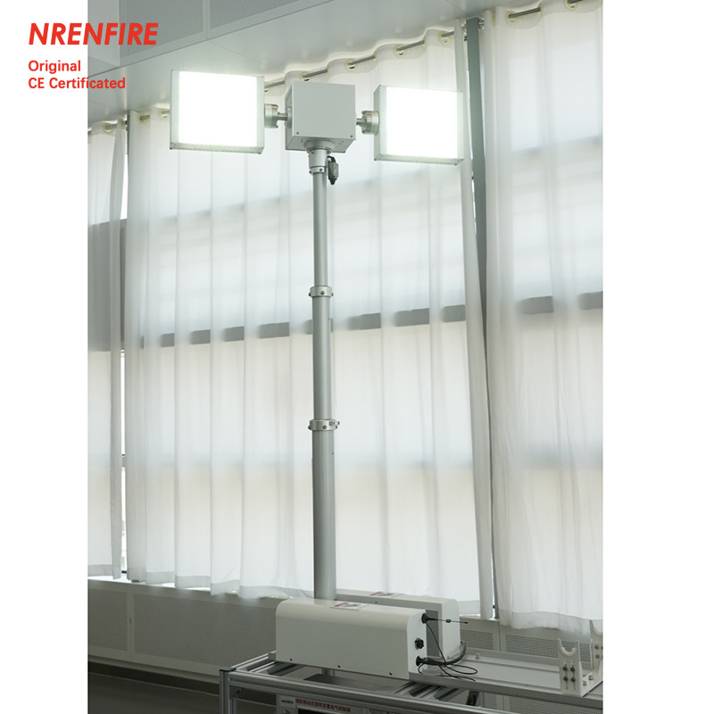 1.8m roof top mounted light tower-pneumatic telescopic mast light for fire truck NR-R1800-240