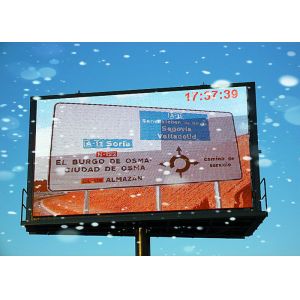  SMD 3 In 1 IP65 Electronic Advertising Sign , P10mm LED Display Screen Manufactures