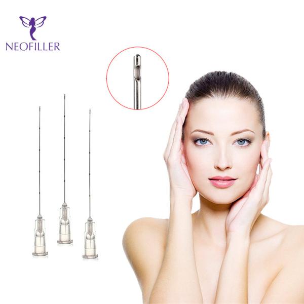 30G Beauty Filler Using Cannula Blunt Cannula For Fillers Hyaluronic Acid 40mm