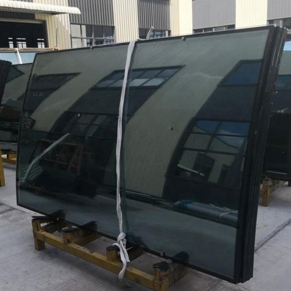 3mm-19mm Toughened Glass Partition Walls Light Blue / Clear / Tinted Curved