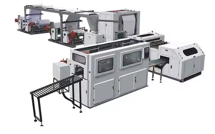 Automatic A4 Paper Cutting Machine And Packaging Machine In Line Paper Ream Packing Machine Metal Slitting Machine 1100