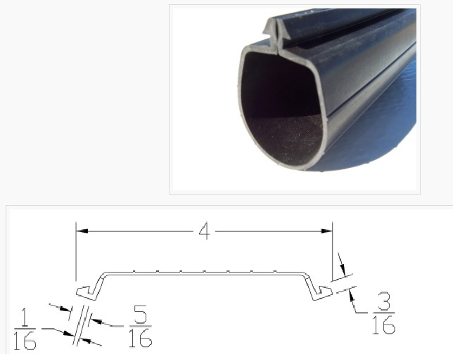 Weatherproof Universal Garage Door Bottom Threshold Seal Strip Keeps Out Water and Debris