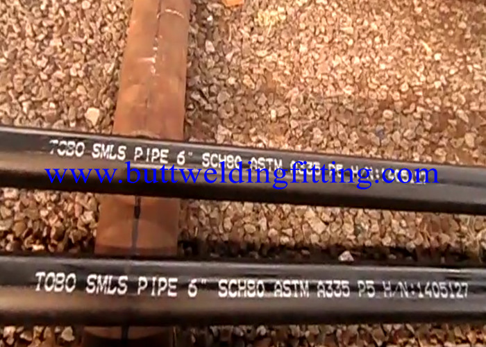 Alloy Steel Seamless Pipe, ASTM A335, P11, P12, P22, P5, P9, P91 , High Temperature Application