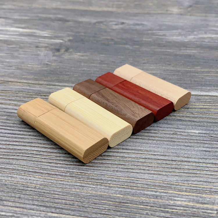 ODM Maple Bamboo Usb Stick 2.0 3.0 256GB wooden flash drive With Lanyard