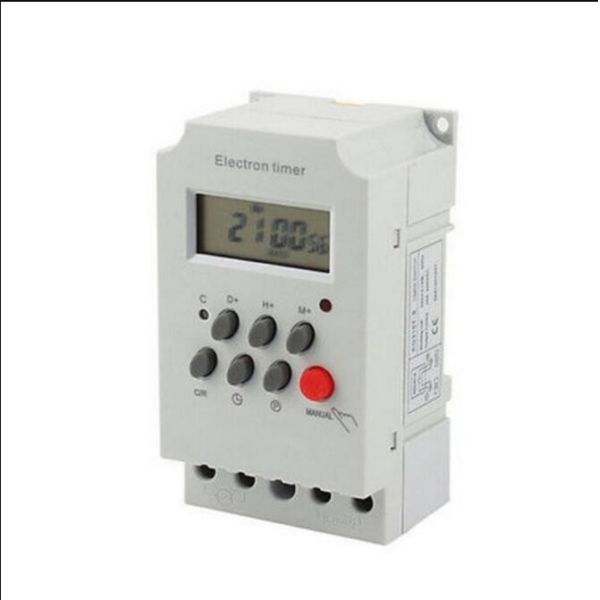 Quality KG316T-II 220V 25A Din Rail LCD Digital Programmable Electronic Timer Switch Digital Timer Controller for sale