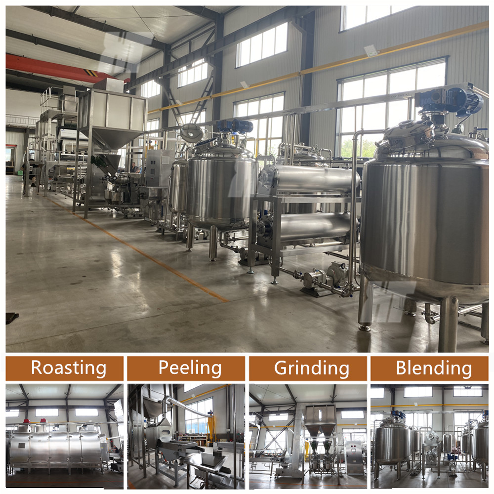 Fully Automatic Peanut Butter Production Line Peanut Butter Processing Plant