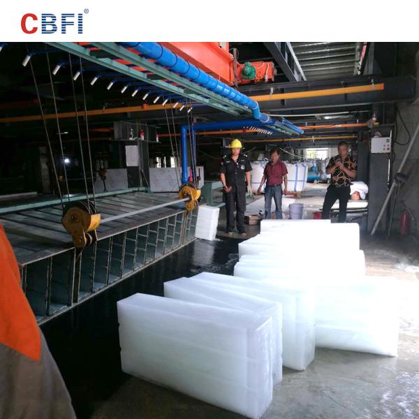 100 Tons Large Industrial Coil Tube Evaporator For Block Ice Making Machine