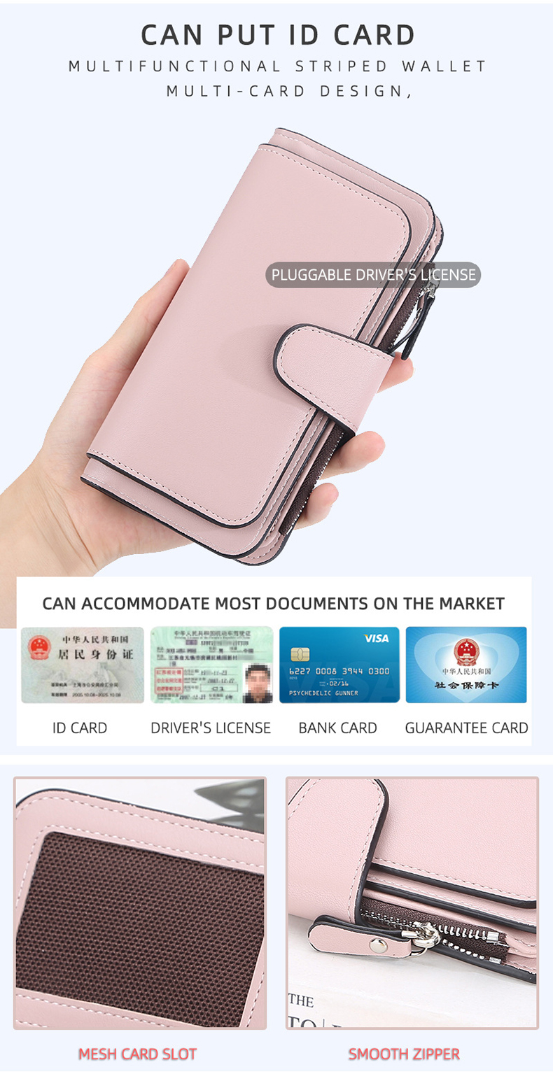 Retro Pattern Type Women Long Wallets Double Zipper Clutches for Multifunction Wallets