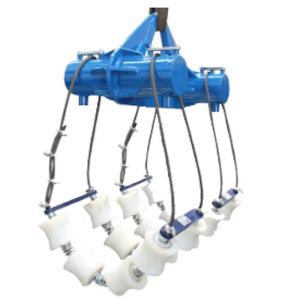  45T 1219mm Pipe Roller Cradle Pipe Lifting And Lowering Equipment Manufactures