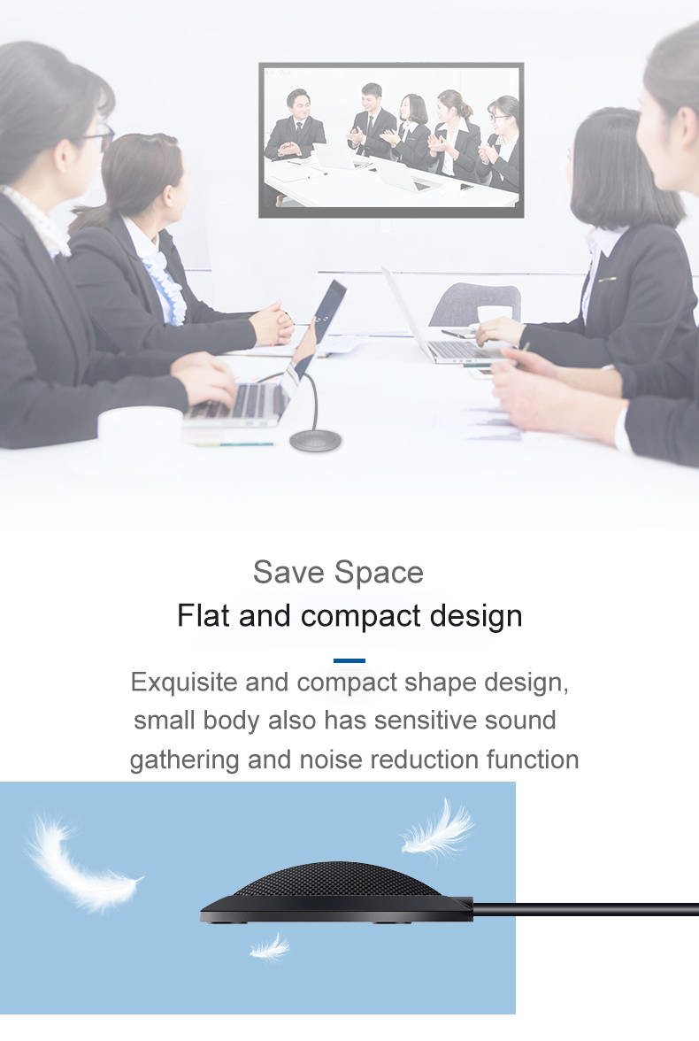 Desktop Omnidirectional Microphone High sensitivity Mic pluy and play clearly pick up