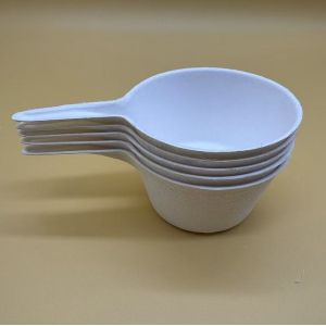 Biodegradable Bagasse Pulp Paper Sugarcane Sauce Container Deep Pot Saucer