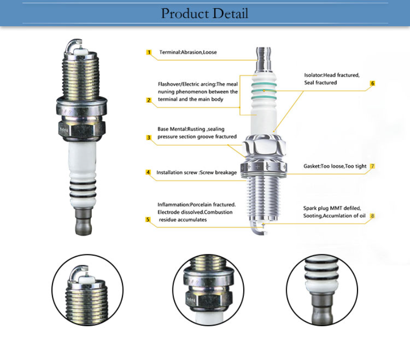 China Suppliers Auto Parts 5787 Laser Iridium For Japan Spark Plug NGK For Cars ILZKR7B11S