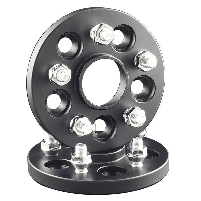 Forged Aluminum Wheel Spacers Anodize Black 5x108 15mm Wheel Spacers